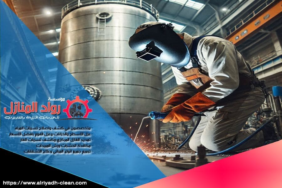 لحام وتصليح الخزانات في الرياض