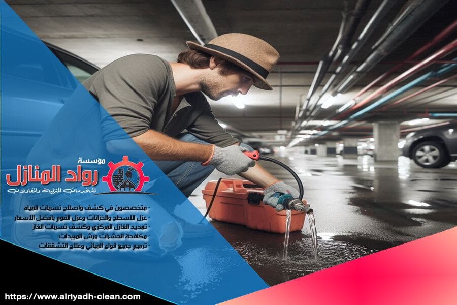 هل تواجه مشكلة في تسربات المياه؟ نحن في شركة كشف تسربات المياه بحي الدار البيضاء نقدم لك خدمات متميزة باستخدام الأجهزة المتطورة، مع ضمان الكشف السريع والحلول الفعالة.