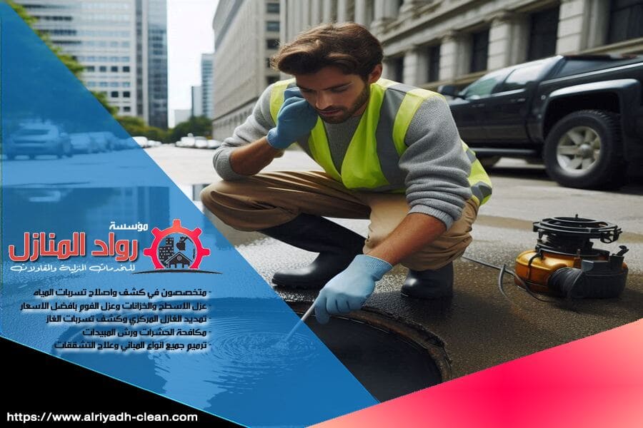 تسربات المياه تهدد منزلك؟ لا تقلق، مع شركة كشف تسربات المياه في حي الملك عبد العزيز، نقدم لك خدمات سريعة ودقيقة للكشف عن التسربات وإصلاحها بافضل الاسعار وجودة الخدمة.