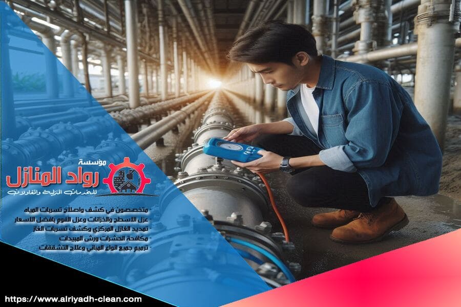 هل تواجه مشاكل مع تسربات المياه في منزلك؟ شركة كشف تسربات المياه بحي الملك عبد العزيز تقدم لك حلولاً احترافية وسريعة للكشف عن التسربات باستخدام أحدث الأجهزة لضمان راحة منزلك وتوفير فاتورة المياه.