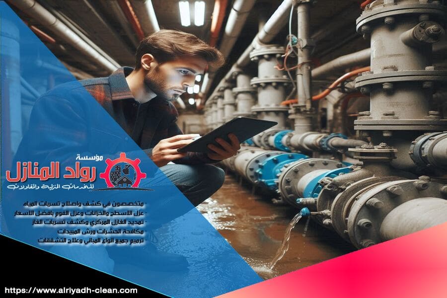 شركة كشف تسربات المياه بحي الملك عبد العزيز توفر لك خدمات كشف التسربات بدقة عالية وباسعار تنافسية. فريق متخصص للتأكد من سلامة منشأتك وتقليل الأضرار الناجمة عن التسربات.