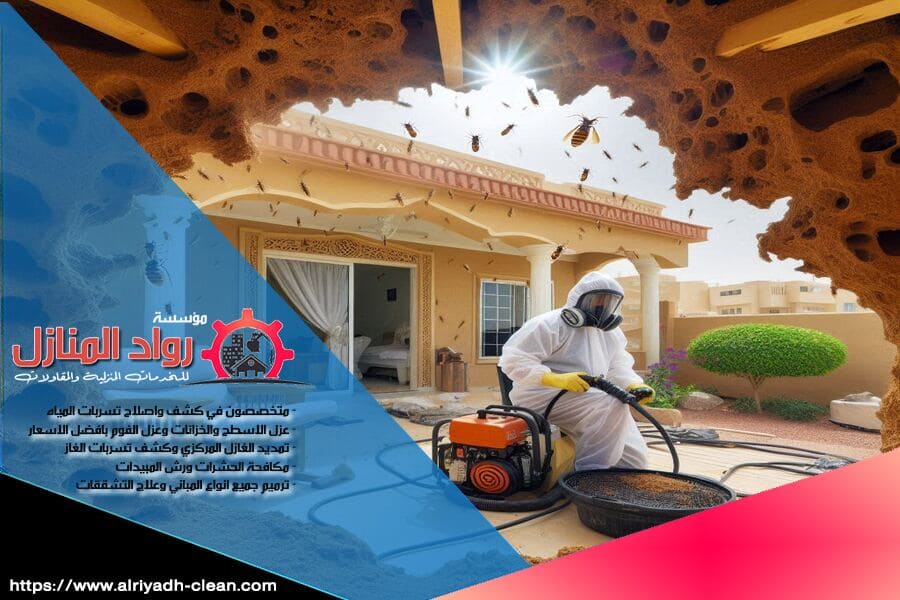 شركة مكافحة الصراصير في الرياض توفر لك خدمات فعالة وآمنة باستخدام تقنيات متطورة. فريقنا المدرب يتعامل مع جميع أنواع الصراصير ويضمن لك بيئة خالية من الحشرات. تواصل معنا الآن للحصول على خدمة مضمونة.